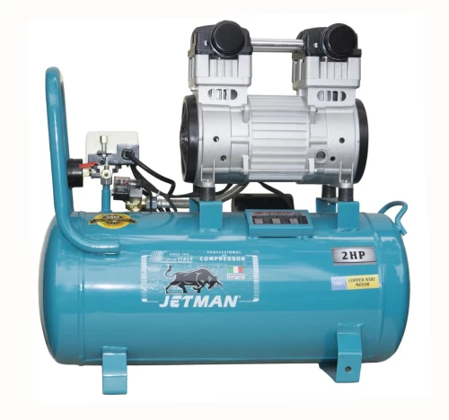 Máy Nén Khí Không Dầu Jetman 50L 2Hp JM-1600 Lên Hơi Nhanh