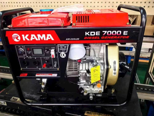 Máy Phát Điện Chạy Dầu 5Kw Kama KDE7000E Đề