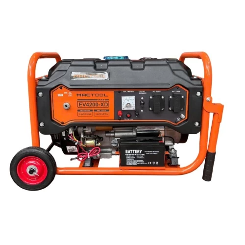 Máy Phát Điện Chạy Xăng 3KW Mactool EV4200-XD Đề Nổ