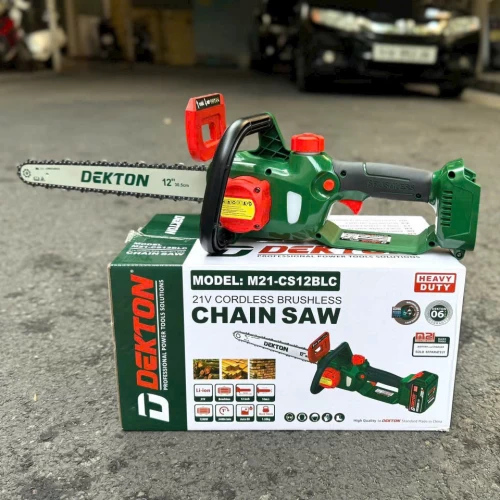 Thân máy cưa xích 12" dùng pin 21V Dekton M21-CS12BLC